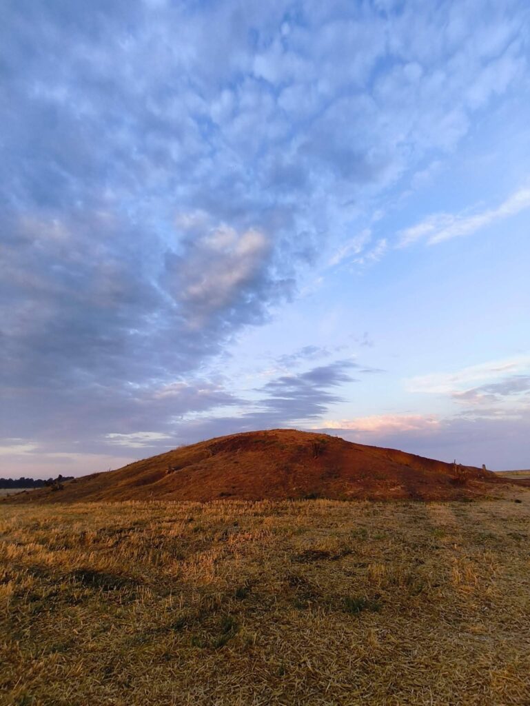 Great Mound at the prehistoric Plachi Dol burial site in northeastern Bulgaria