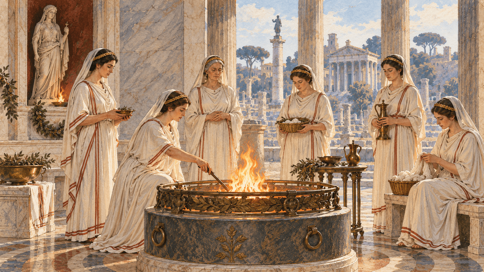 The Vestal Virgins Held Extraordinary Power but Lived Under Rome’s Absolute Control