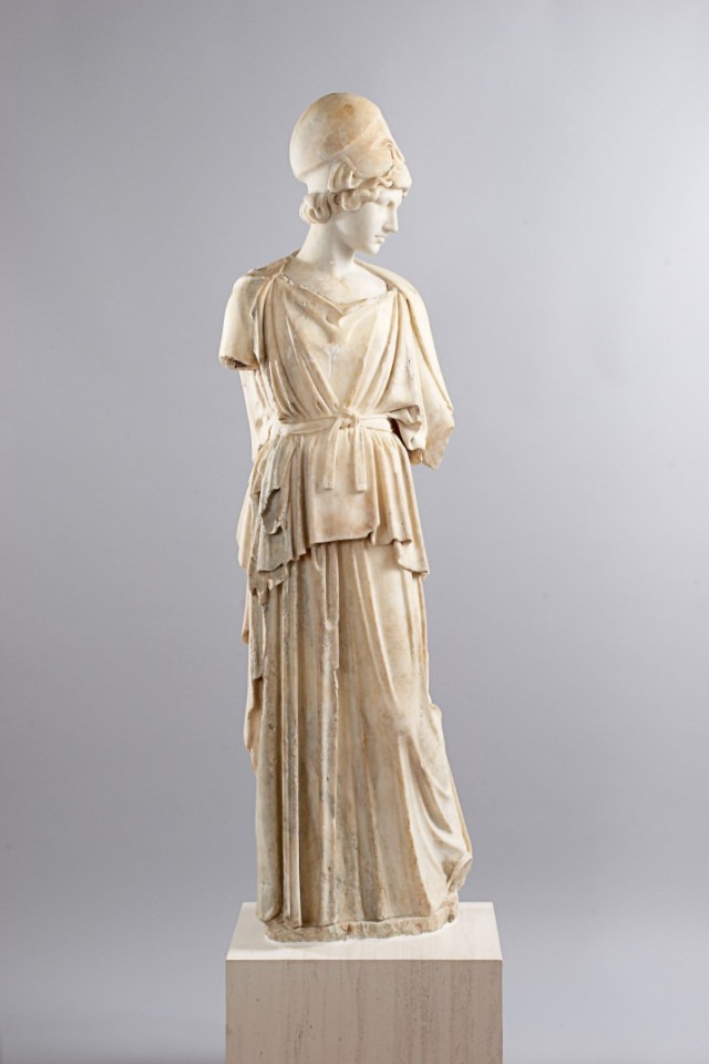 Roman marble copy of Myron’s Athena at the Liebieghaus Sculpture Collection