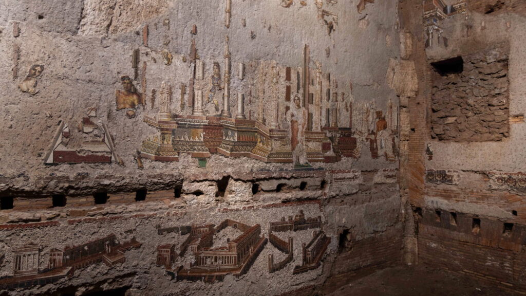 New Excavations Beneath Rome’s Baths of Trajan Reveal a Roman Port Scene