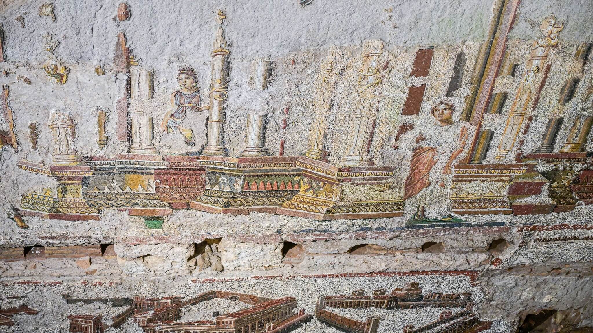 New Excavations Beneath Rome’s Baths of Trajan Reveal a Roman Port Scene